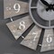 FirsTime & Co. Gray Numeral Windmill Wall Clock, Farmhouse, Analog, 24 x 2 x 24 in